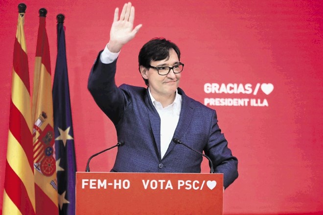 Vodja katalonskih socialistov Salvador Illa je prišel in zmagal, verjetno pa ne bo videl položaja vodje  regionalne vlade.