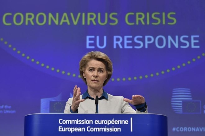 Predsednica evropske komisije, Ursula von der Leyen.