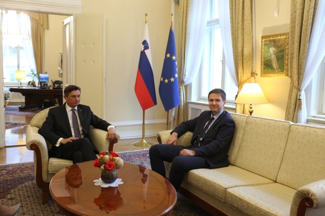 Borut Pahor (levo) in Igor Zorčič (Foto: Bojan Velikonja)