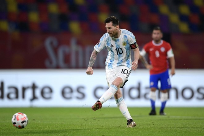 Lionel Messi je uspešno izvedel najstrožjo kazen.