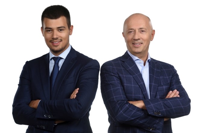Podpredsednik skupine MK Group Aleksandar Kostić in predsednik MK Group Miodrag Kostić
