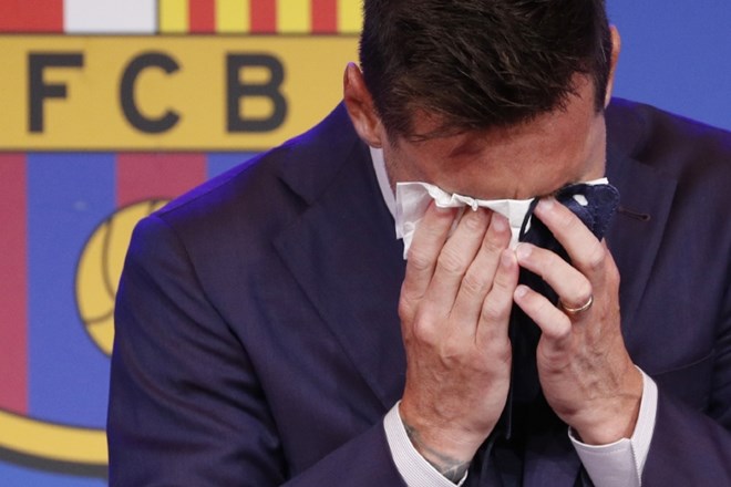 #video Messi se je v solzah poslovil od Barcelone: Še vedno se nisem sprijaznil z realnostjo