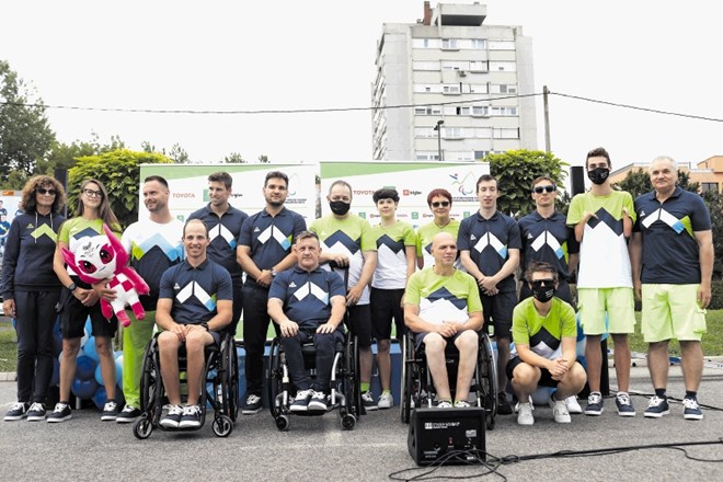 Pred odhodom na olimpijske igre v Tokio se je predstavila slovenska paraolimpijska reprezentanca.