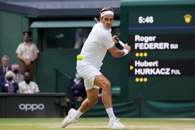 Roger Federer je nazadnje igral v Wimbledonu.