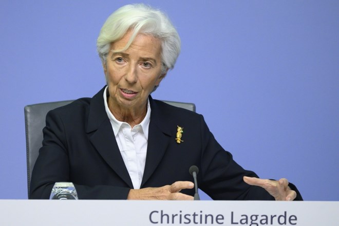 Predsednica Evropske centralne banke (ECB) Christine Lagarde