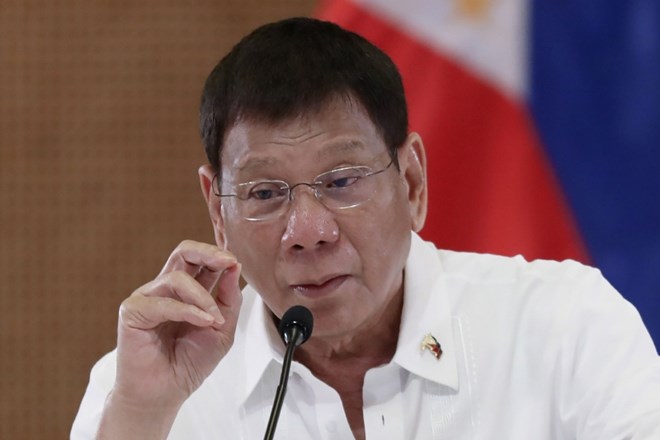 Filipinski predsednik Rodrigo Duterte.