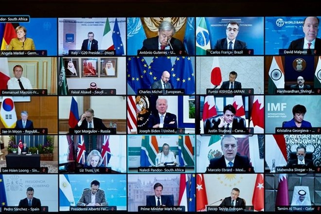 Na videokonferenci skupine G20 so se dogovorili, da bodo denarno pomoč v Afganistan poskušali spraviti prek OZN in njegovih...