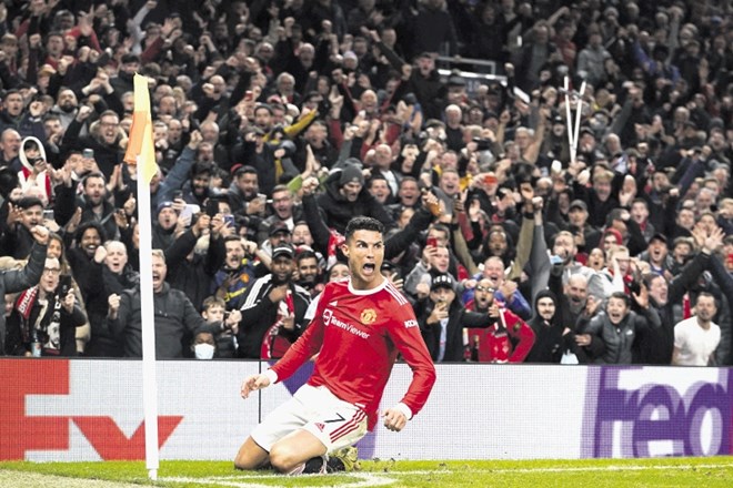 Cristiano Ronaldo je z golom v 81. minuti Manchestru  Unitedu prinesel zmago proti Atalanti.