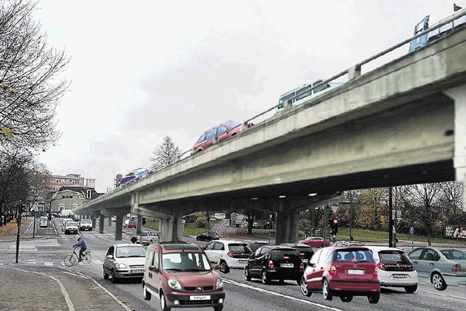 Viadukt bi povezal Vilharjevo in Šmartinsko cesto ter popolnoma skazil okolico.