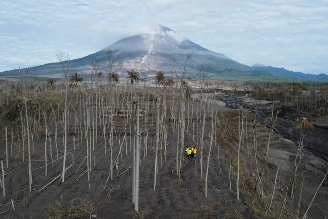 Oblasti so naštele 34 žrtev vulkana Semeru. 22 ljudi je pogrešanih.