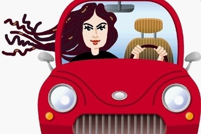 Ženska za volanom: Vožnja v krču