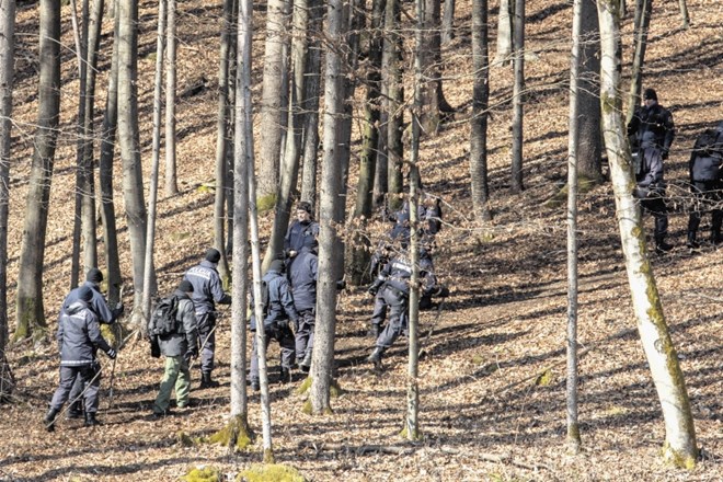Kakšnih 200 policistov in kriminalistov je skupno teden dni prečesavalo bližnjo in daljno okolico gozda v bližini...