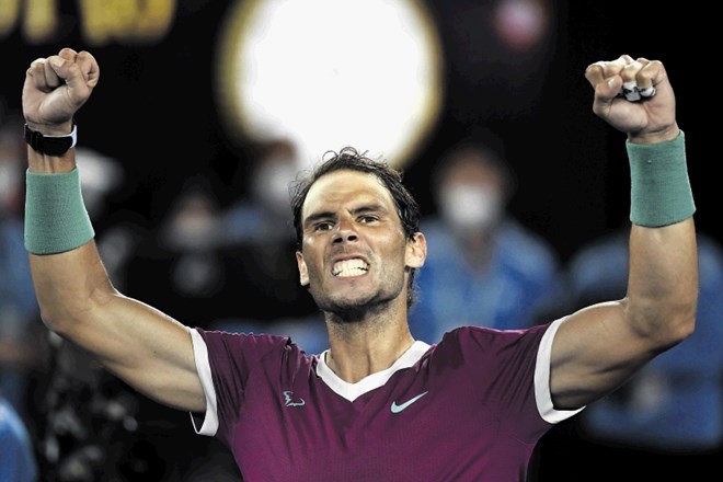 Rafael Nadal se pri 35 letih v Melbournu kaže v najlepši luči.