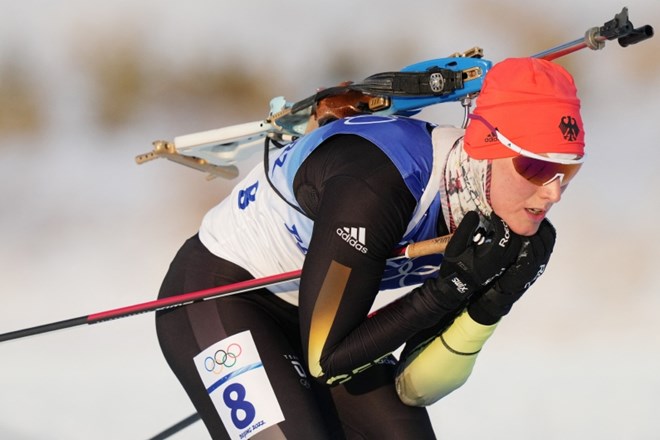 Denise Herrmann zlata na 15 km, Polona Klemenčič 29.