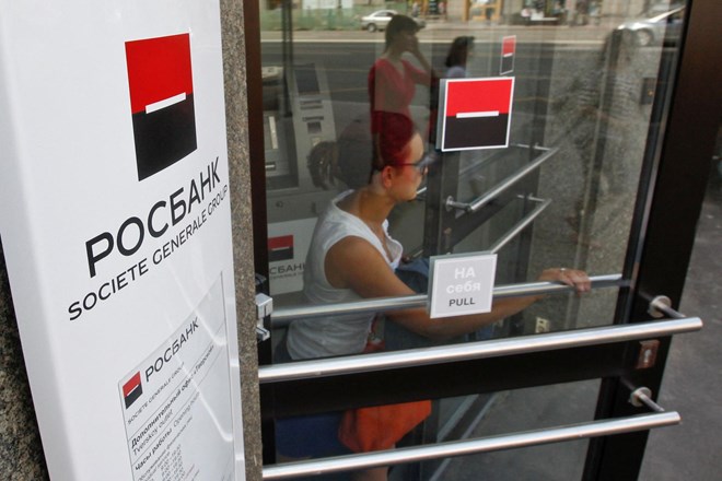 Francoska banka Societe Generale zapušča Rusijo