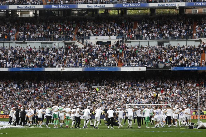 Real Madrid petintridesetič prvak Španije