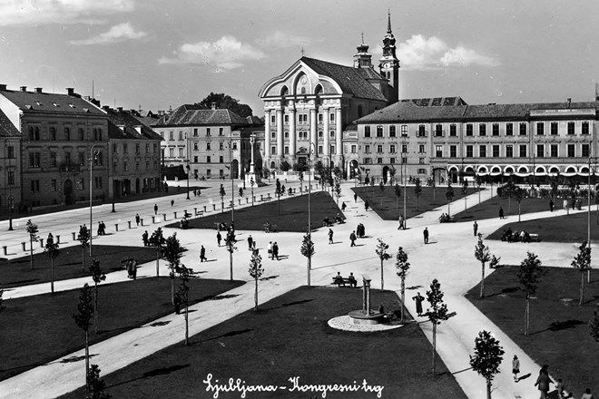 Fotografije nastajanja Plečnikove Ljubljane
