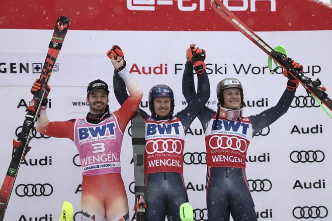 Slalomska zmaga v Wengnu Kristoffersenu, Hadalin 27.