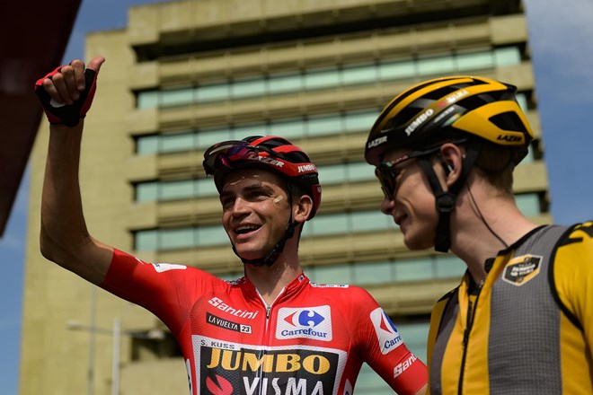 #video Vuelta neuradno Kussu, Roglič skupno tretji, etapa Poelsu
