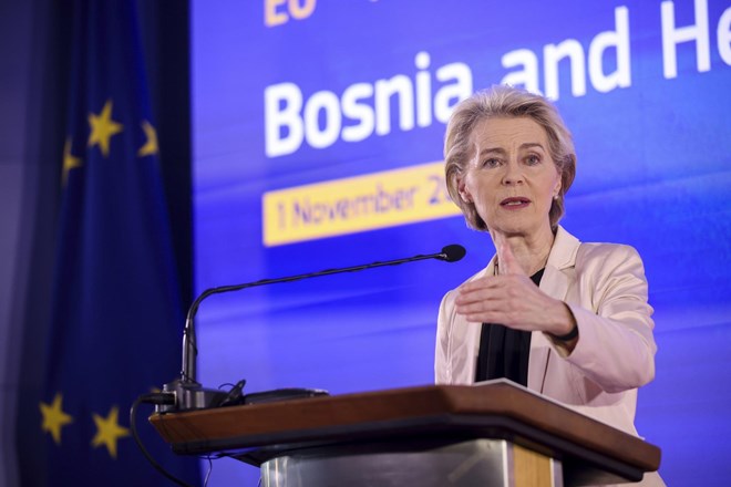 Von der Leyen: Prihodnost BiH je v EU, a to ni mogoče brez reform