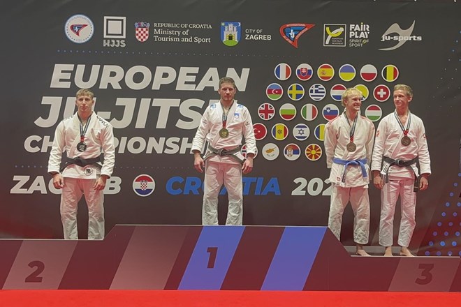 Slovenski tekmovalci v ju-jitsu štirikratni evropski prvaki