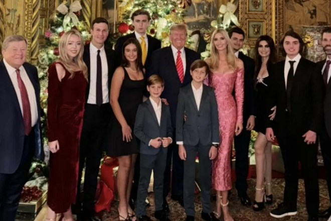 Trumpova družinska fotografija brez Melanie