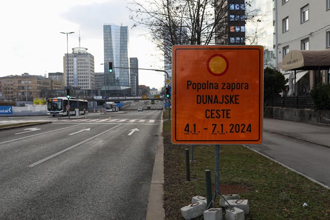 Kako bo od jutri dalje potekalo urejanje prometa zaradi zapore Dunajske ceste