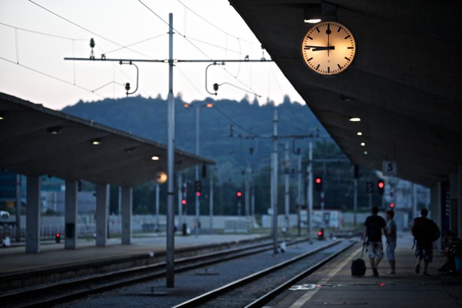 Vlak iz Ljubljane do Sežane za pet ur obstal na mostu