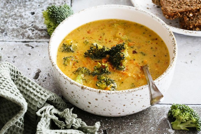 #recept Odlična brokolijeva juha s sirom