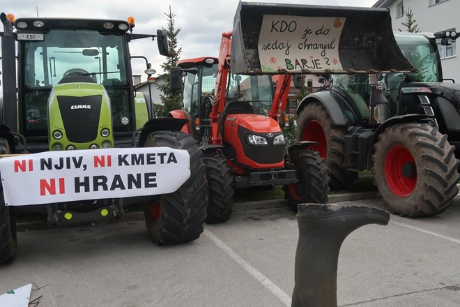 Zjutraj protest kmetov v Celju, popoldne v Slovenj Gradcu