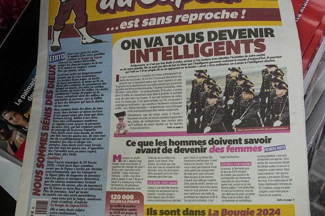 V Franciji izšel satirični časopis, ki izide enkrat na štiri leta