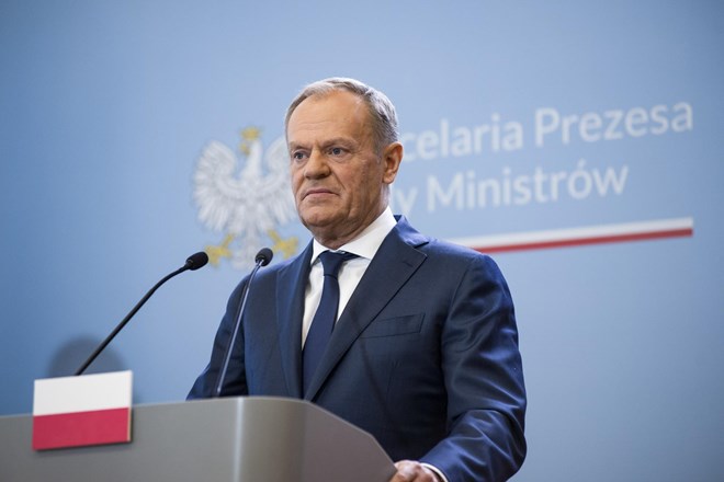 Poljski premier Tusk opozarja na nevarnost konflikta v Evropi
