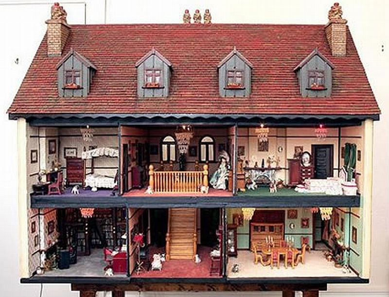 Где живут игрушки. Домик миниатюра. Старинные кукольные домики. Коллекционные домики для кукол. Кукольный домик для взрослых.