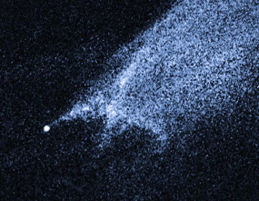 O cometa recém-descoberto já é claramente visível no céu acima da Eslovênia