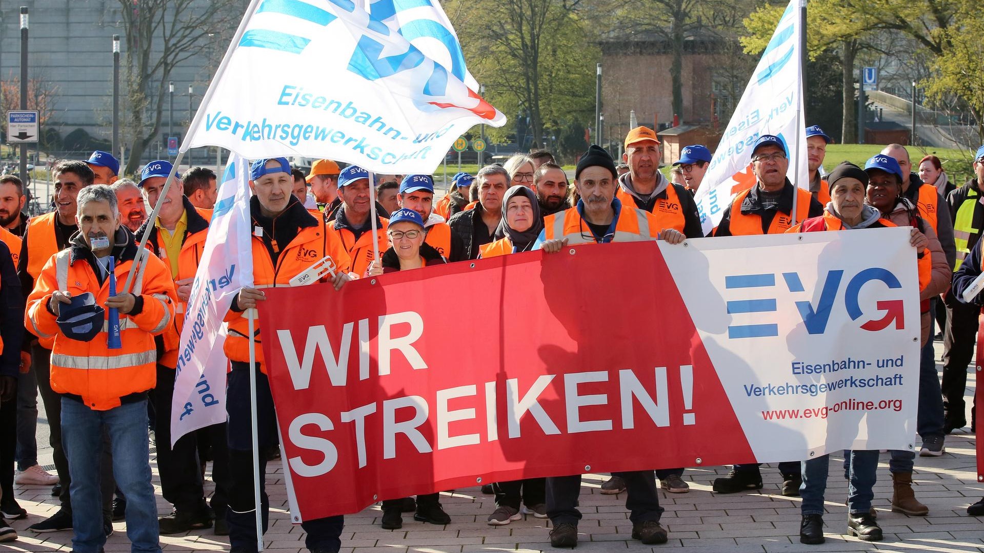 In Deutschland ein neuer großer Streik im Verkehrswesen