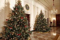 Michelle Obama pokazala praznično okrašeno Belo hišo