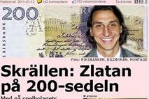 Se bo Zlatan Ibrahimović pojavil na švedskem bankovcu za 200 kron?