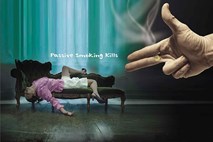 Če kadite doma, je dim prisiljena vdihavati vsa družina