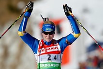 Biatlon: Helena Ekholm zmagala, Teja Gregorin 12. v sprintu