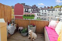 Tudi majhen balkon je učinkovit "podaljšek" stanovanja