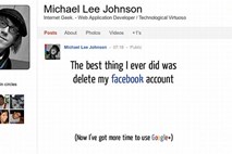 Zaradi oglasa za Google+ mu je Facebook blokiral uporabniški račun