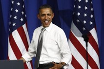 Ameriški predsednik Barack Obama je svojih 50 let proslavil za zaprtimi vrati