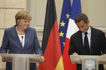 Sarkozy in Merklova vabita Van Rompuyu k predsedovanju voditeljem članic evroobmočja