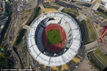 Olimpijski stadion  v Londonu leto dni pred pričetkom iger skoraj nared