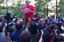 Video: Žižek nagovoril protestnike na Wall Streetu