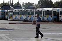 V Atenah zaradi stavke znova prometni kaos