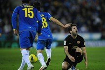Real povečal prednost: Barceloni proti mestnemu tekmecu le točka
