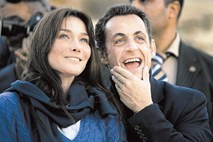 Carla Bruni se boji, da bo Sarkozy zaradi garanja umrl