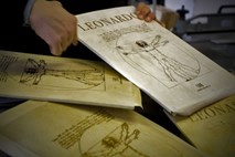 V Londonu na ogled anatomske skice Leonarda da Vincija