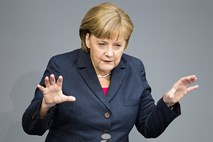 Merklova: Moč Nemčije pri razreševanju krize ni neomejena